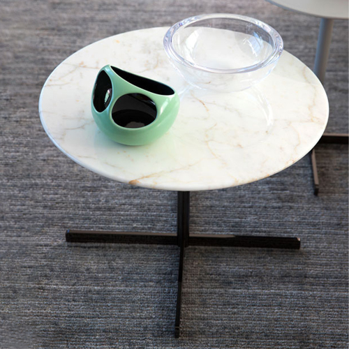 Stainless steel black brush frame coffee table