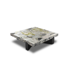 New Design Luxury High End Square Marble Top Table Side Table Italian Center Coffee table Set