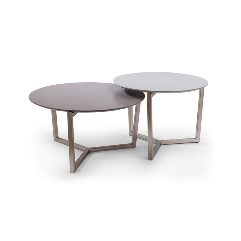 Elevate Your Space with a High-Quality Metal Frame Round Coffee Table