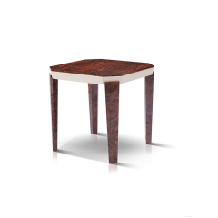 Modern living room square wooden corner table