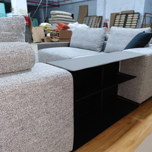 Modern Solid Wood Frame Italian Style Sofa