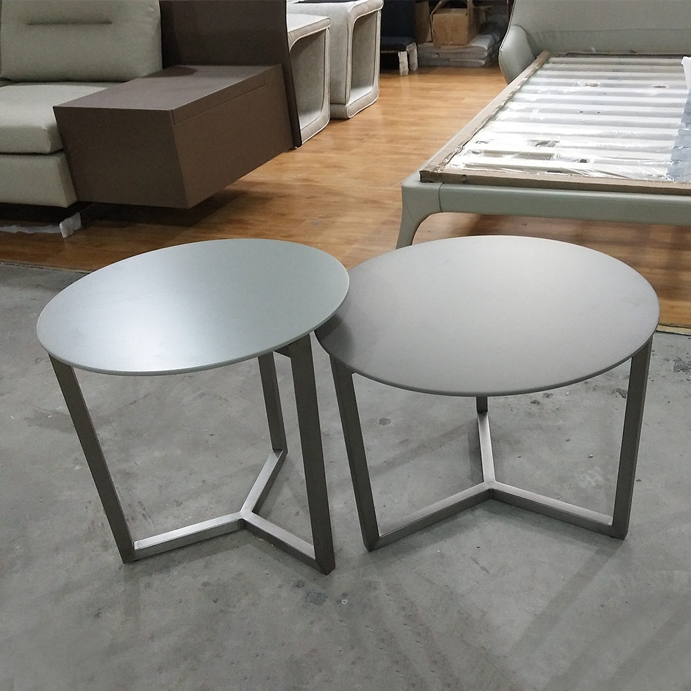 Elevate Your Space with a High-Quality Metal Frame Round Coffee Table