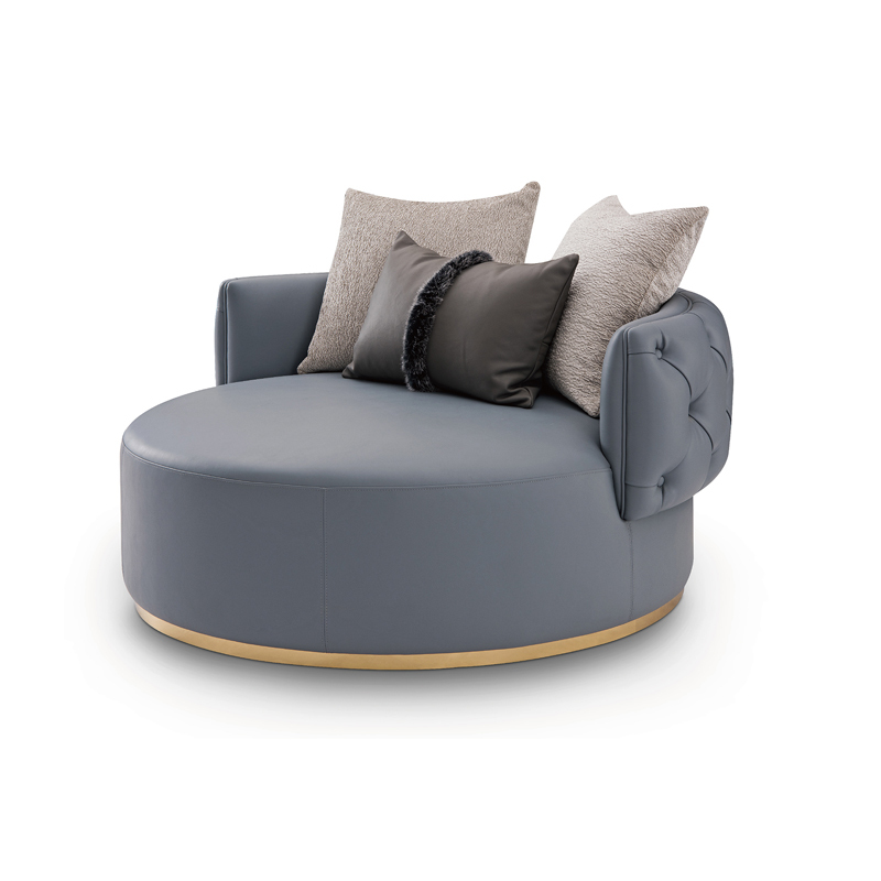 Round design living room lounge chair