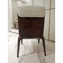 Brown Leather Armchair Upholstered Living Room Chair