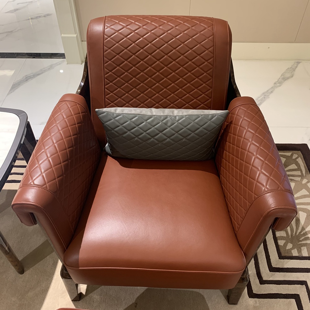 Modern Lounge Chair and Ottoman