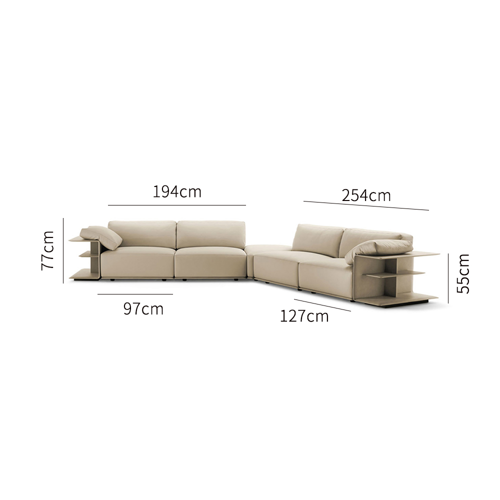 Stylish L-Shaped Sofa