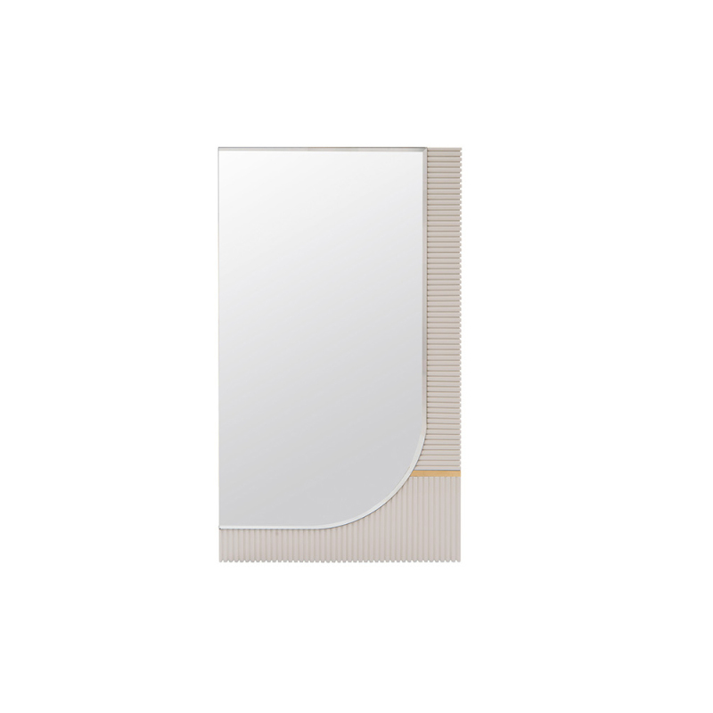 White Elegant Entrance Way Wall Mirror