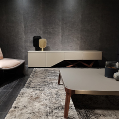 MDF in grey lacquer modern TV Stand