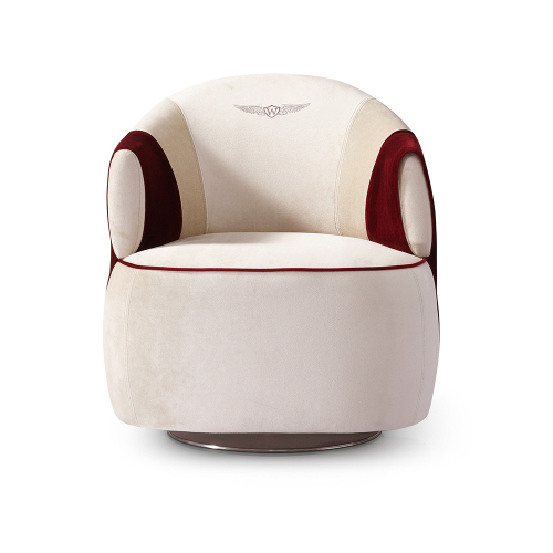 Comfortable Fabric Reception Single Sofa