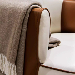 Comfortable Fabric Reception Single Sofa