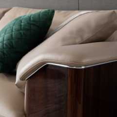 Wooden frame high end modern design living room sofa