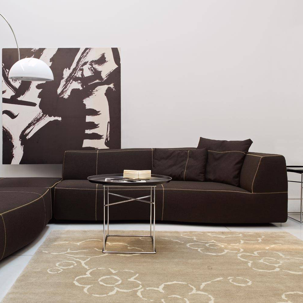 Modern Home Living Room Fabric Furniture L Shape Design Sofa