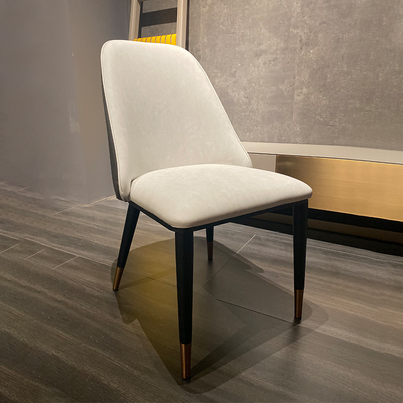 High Back Upholstered Modern Dining Chair
