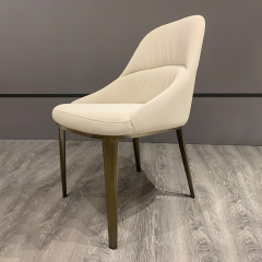 Metal frame cover with upholstery dining chair