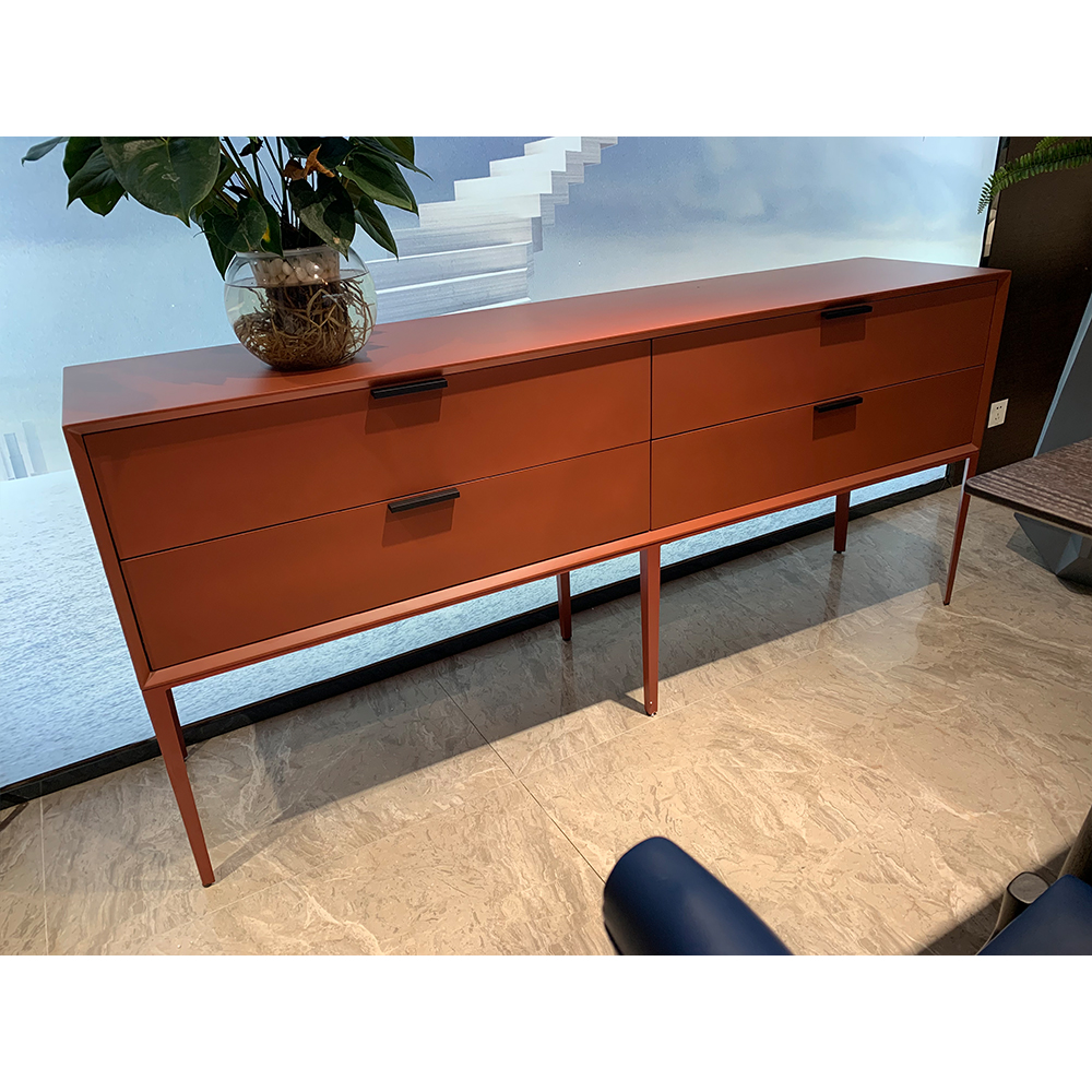 Colorful Modern Sideboard With 4 Drawer