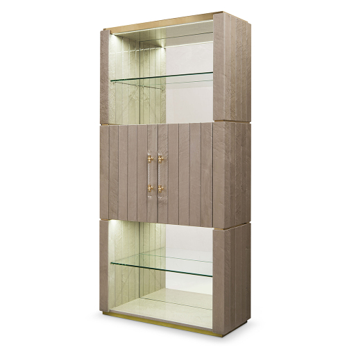 High Class Modern Deluxe High Gloss Glass Cabinet