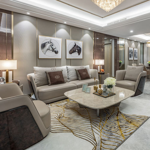 Luxury High Quality Comfortable Sofa Set Leather Modern Living Room Sofa