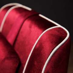 Modern Leather or Velvet High Back upholstered Arm Chair