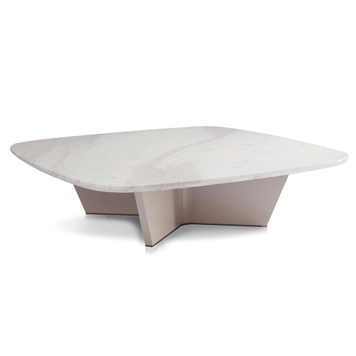 Living Room Furniture Luxury Coffee Table Modern Square Carrara Marble Low Coffee Table