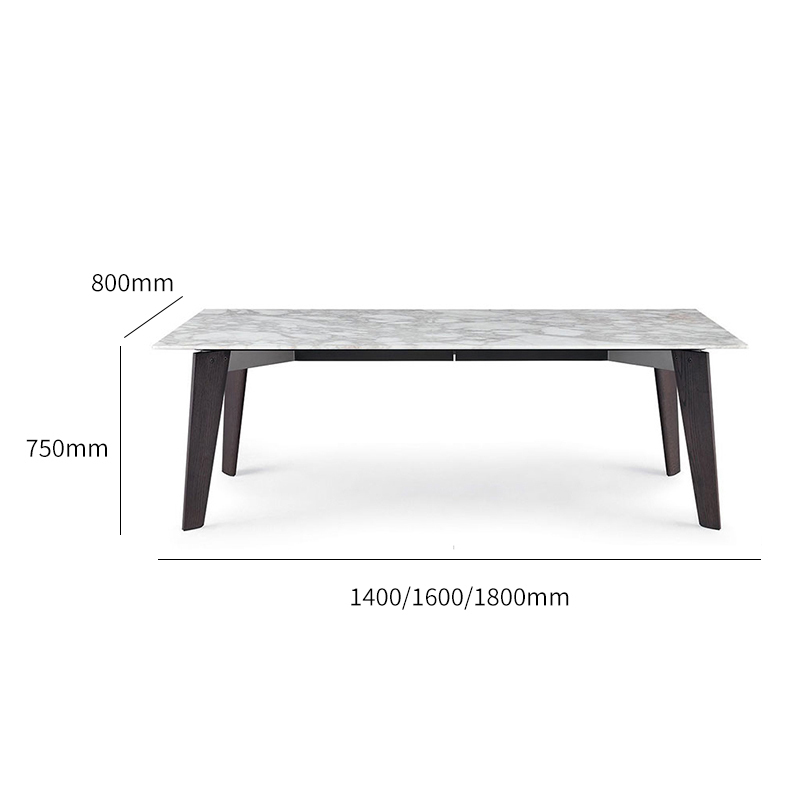 1.4M 1.6M 1.8M Marble Top Modern Design Dinner Dining Table