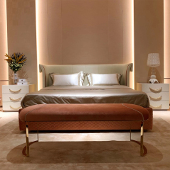 Modern bed in modern bedroom style