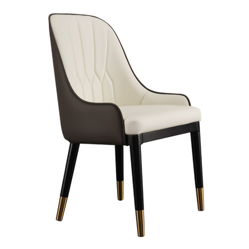 Leather Upholstered Contemporary Dining Room Chair