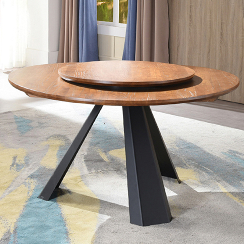 Dining Room Furniture Metal Modern Large Round Dining Table