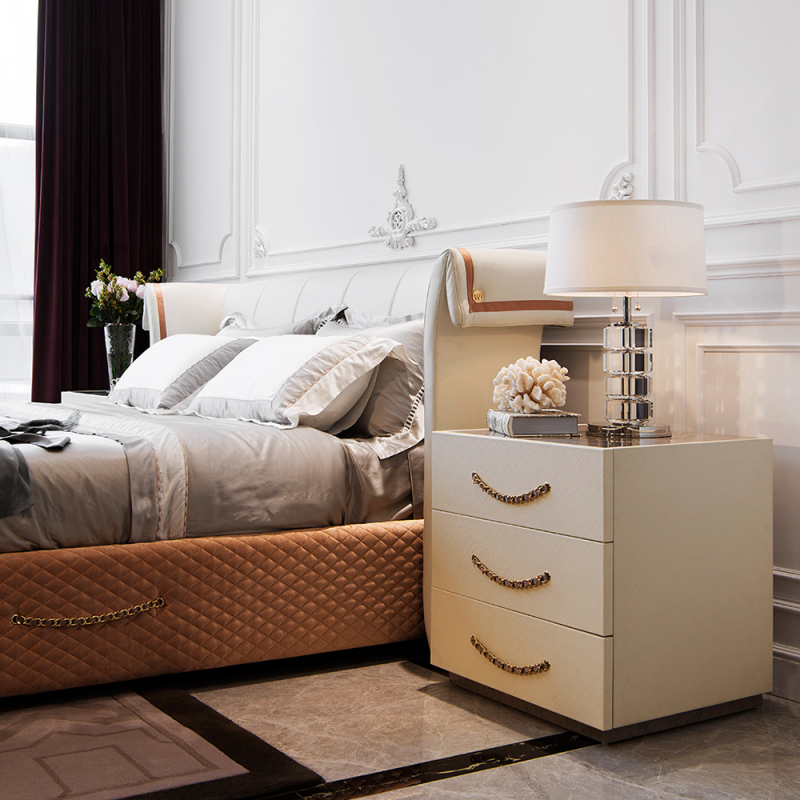 Modern bed in modern bedroom style