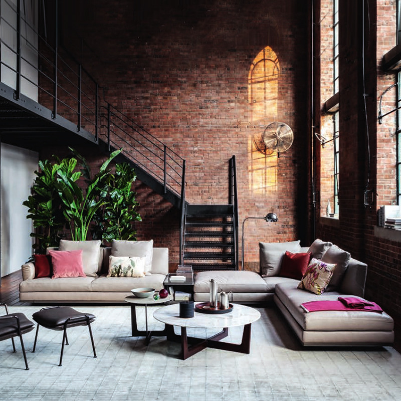 Living room home design luxury fabric high-end living room sofa