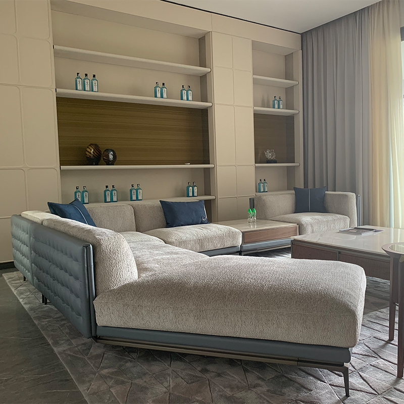 Contemporary Fabric Sofa with Versatile Design