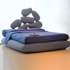 Latest Modern Design Bedroom Furniture Stones Soft Best Bed