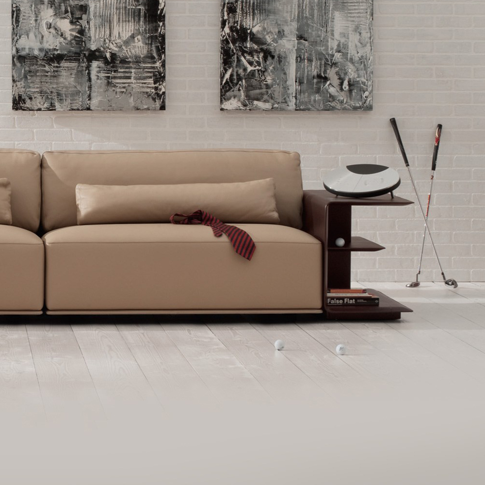 New Italian Design Living Room Furniture L Shape Modern Sofa