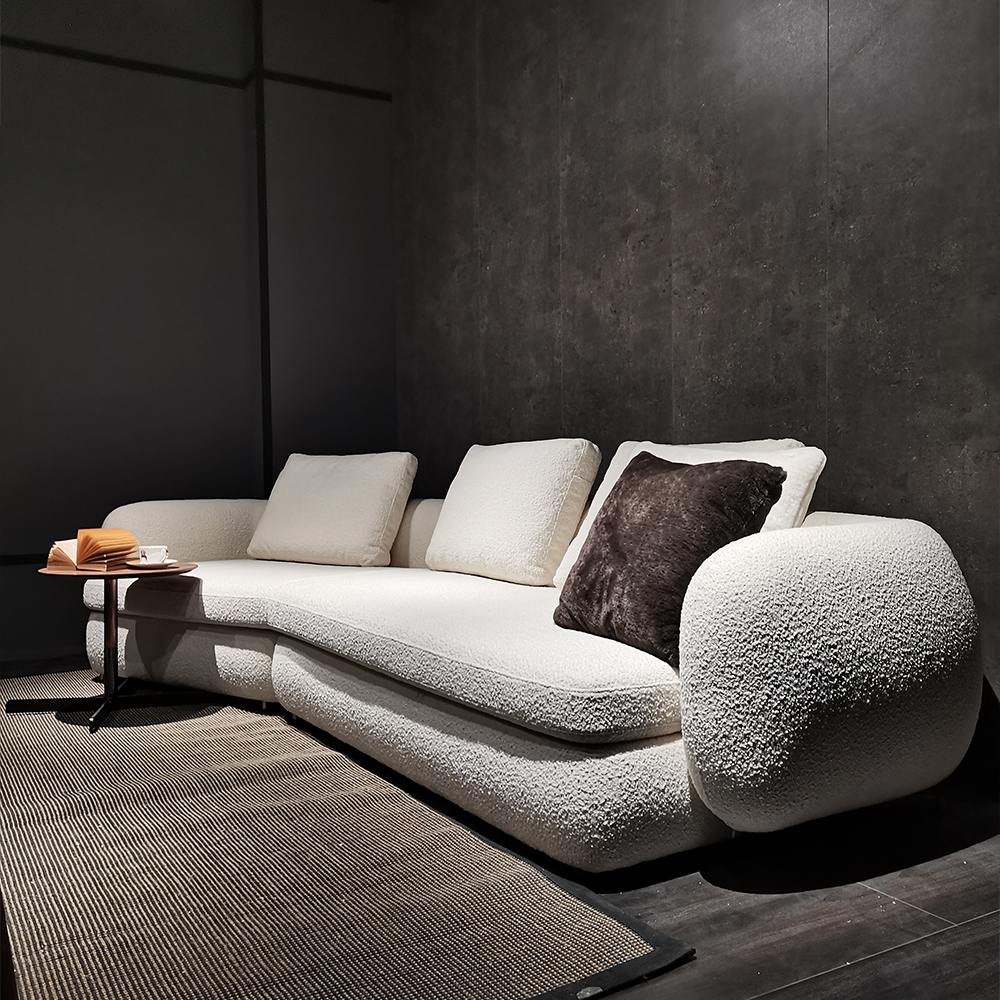 High-end exquisite sofa set fabric comfortable living room sofa