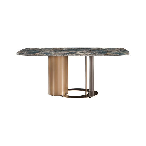 Retro noble design dining table modern dining room marble dining table