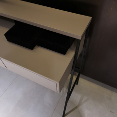 MDF lacquer in matte grey dressing table