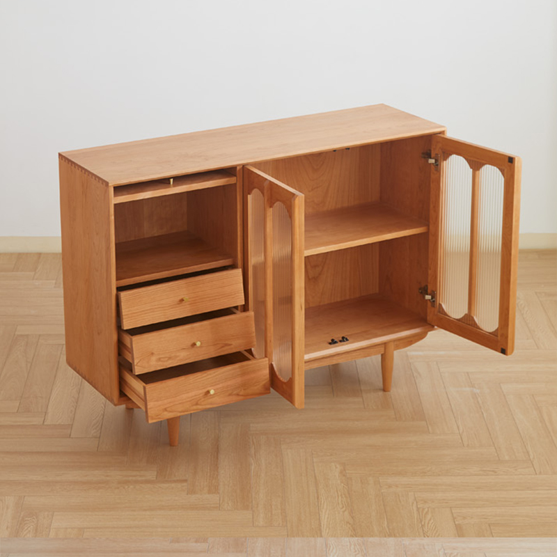 Contemporary Solid Wood Sideboard 