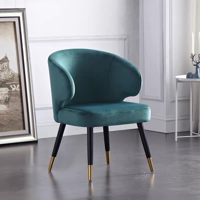 soft velvet chair