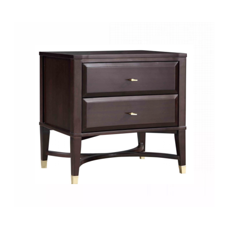 Simple Classic Style Solid Wooden Nightstand - Timeless Bedroom Accent