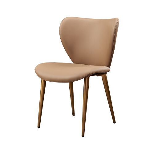 High-end modern dining chair leather restaurant dining chair