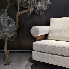 Nordic single sofa chair Italian light luxury living room chair