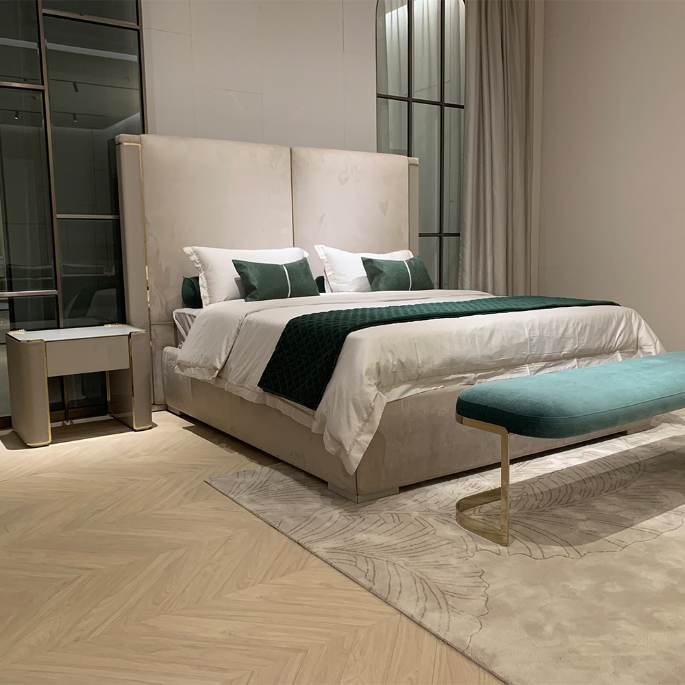 Modern home bedroom soft bed