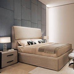 Italian design style hardware logo brand bedroom bed