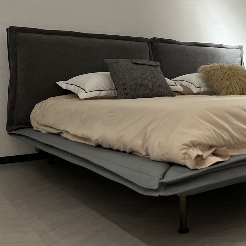 Modern Bedroom Furniture Fabric Double Bed Bedroom Set