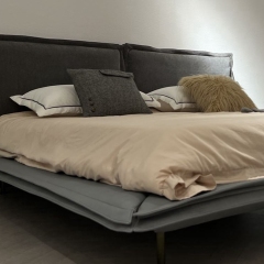 Modern Bedroom Furniture Fabric Double Bed Bedroom Set