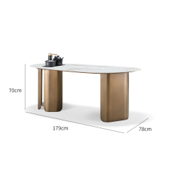 Modern office minimalist design desk solid wood desk