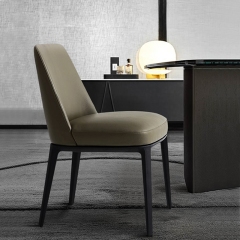 Italian Style Minimalist Design Upholstered Dining Chair