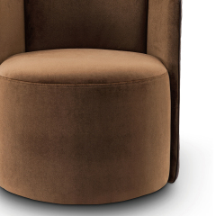 Luxurious, comfortable and contemporary lounge chair