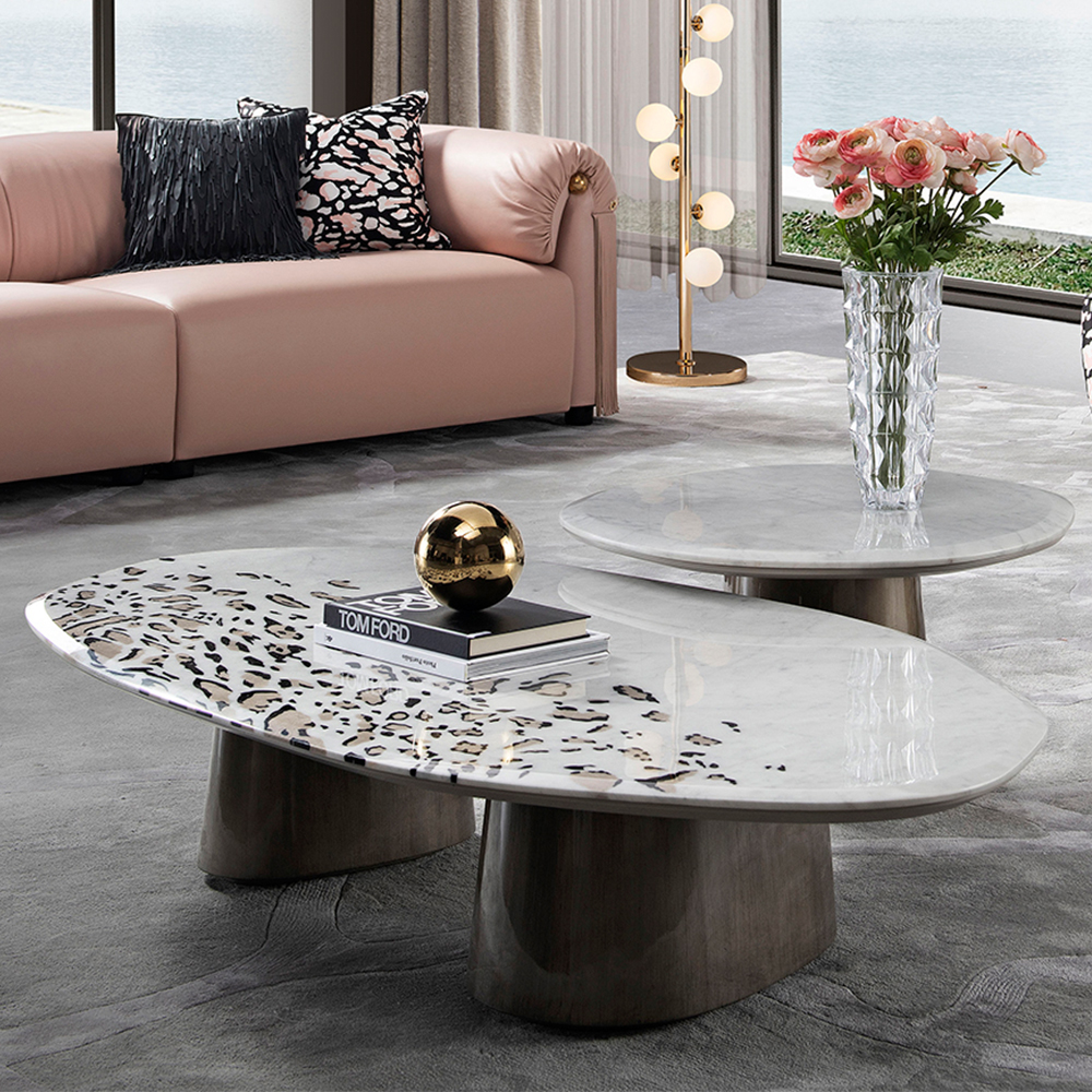 European design modern furniture marble combination coffee table ​