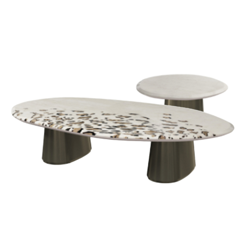 European design modern furniture marble combination coffee table ​