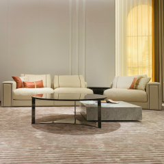 Elegant Three-Seater Sofa: Comfort and Style in One